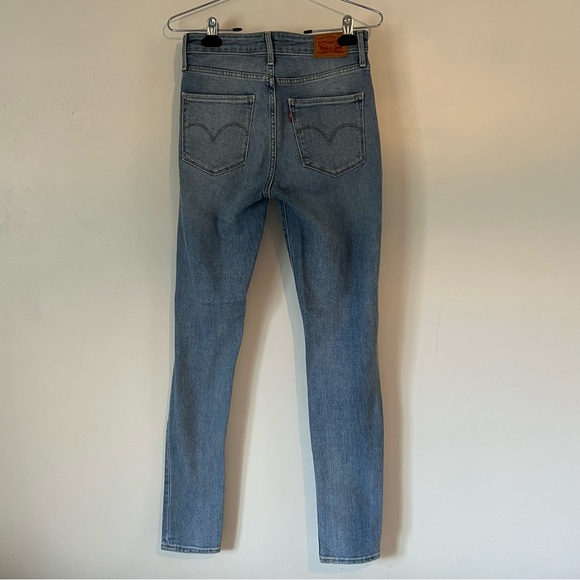 Levi's 721 Ripped High Rise Skinny Jeans W26 L30 - Picture 2 of 16